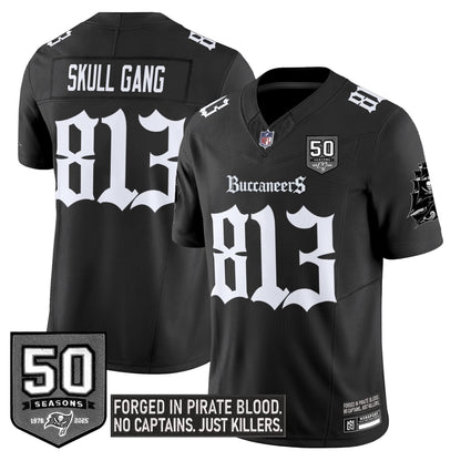 Men's Tampa Bay Buccaneers 'Gothic Pirate Shadows Edition' Limited Jersey - All Stitched