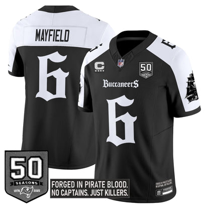 Men's Tampa Bay Buccaneers 'Gothic Pirate Shadows Edition' Limited Jersey - All Stitched