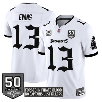 Men's Tampa Bay Buccaneers 'Gothic Pirate Shadows Edition' Limited Jersey - All Stitched