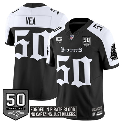 Men's Tampa Bay Buccaneers 'Gothic Pirate Shadows Edition' Limited Jersey - All Stitched