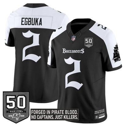 Men's Tampa Bay Buccaneers 'Gothic Pirate Shadows Edition' Limited Jersey - All Stitched