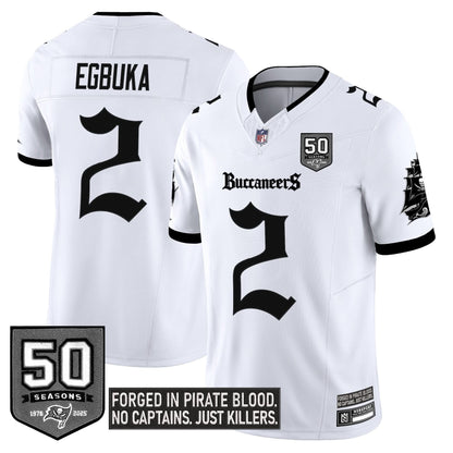 Men's Tampa Bay Buccaneers 'Gothic Pirate Shadows Edition' Limited Jersey - All Stitched