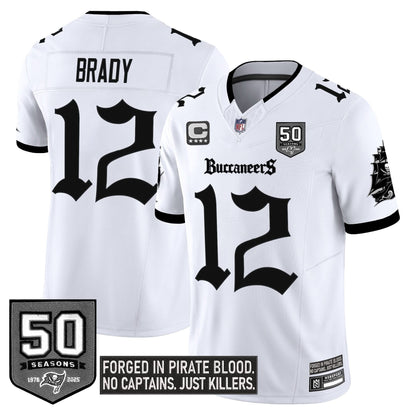 Men's Tampa Bay Buccaneers 'Gothic Pirate Shadows Edition' Limited Jersey - All Stitched