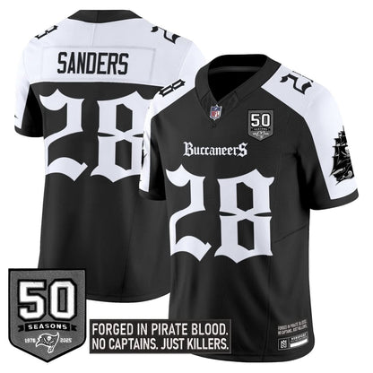 Men's Tampa Bay Buccaneers 'Gothic Pirate Shadows Edition' Limited Jersey - All Stitched