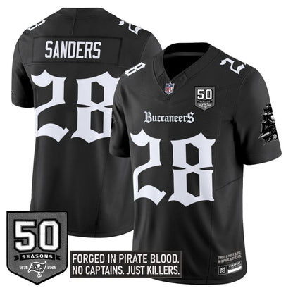 Men's Tampa Bay Buccaneers 'Gothic Pirate Shadows Edition' Limited Jersey - All Stitched