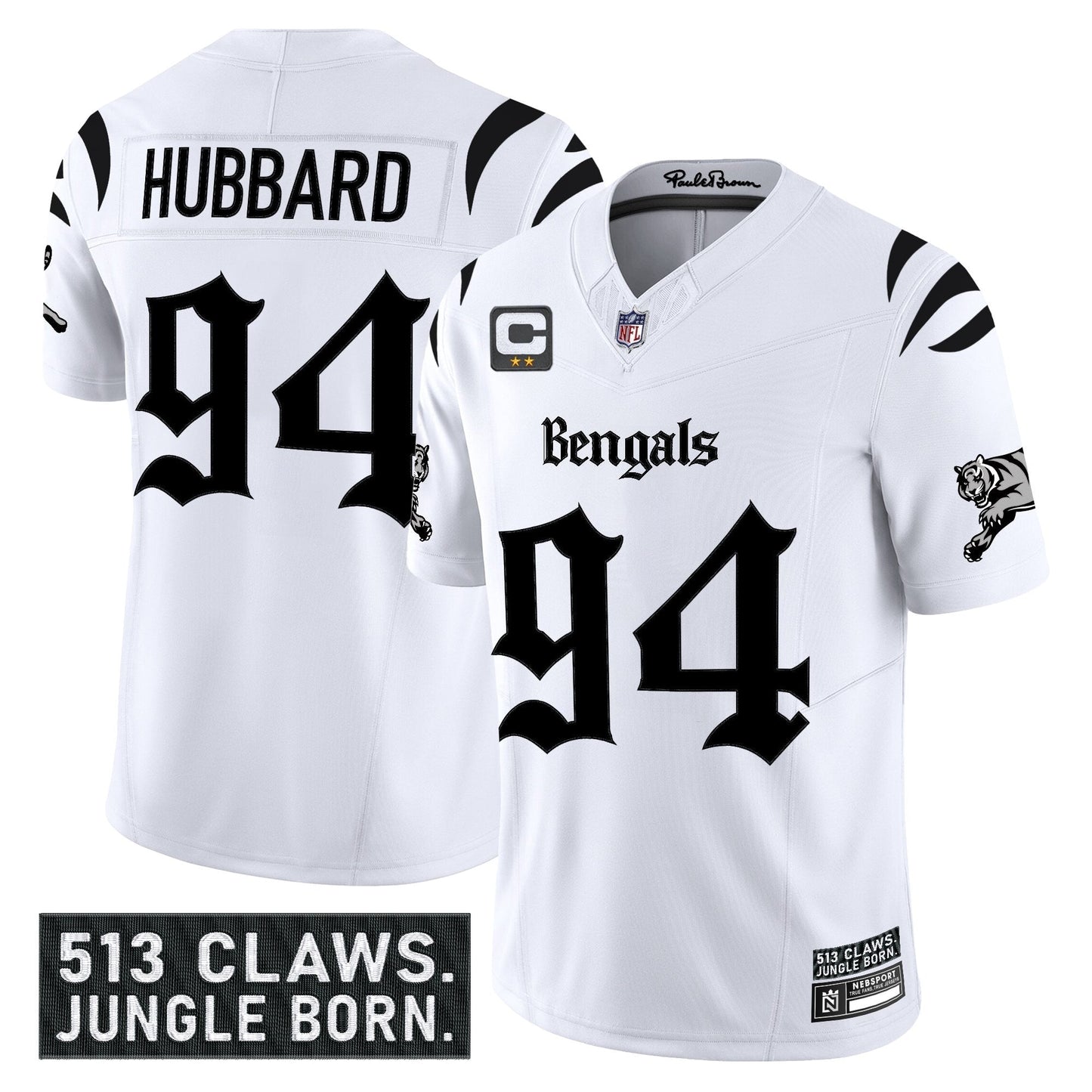 Men's Cincinnati Bengals 'Gothic Jungle Shadows Edition' Vapor Limited Jersey - All Stitched