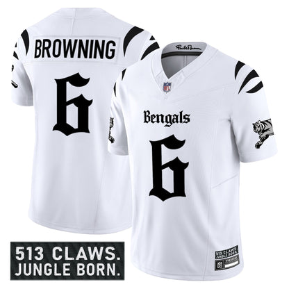 Men's Cincinnati Bengals 'Gothic Jungle Shadows Edition' Vapor Limited Jersey - All Stitched