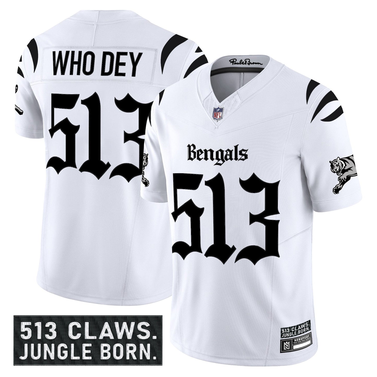 Men's Cincinnati Bengals 'Gothic Jungle Shadows Edition' Vapor Limited Jersey - All Stitched