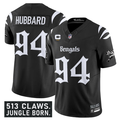 Men's Cincinnati Bengals 'Gothic Jungle Shadows Edition' Vapor Limited Jersey - All Stitched