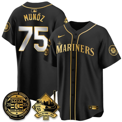 Men's Seattle Mariners Ichiro Number Retirement Jersey V2 - All Stitched