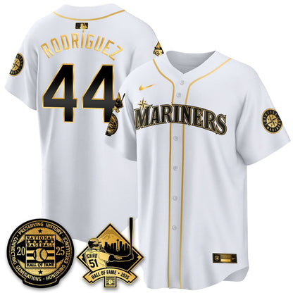 Men's Seattle Mariners Ichiro Number Retirement Jersey V2 - All Stitched