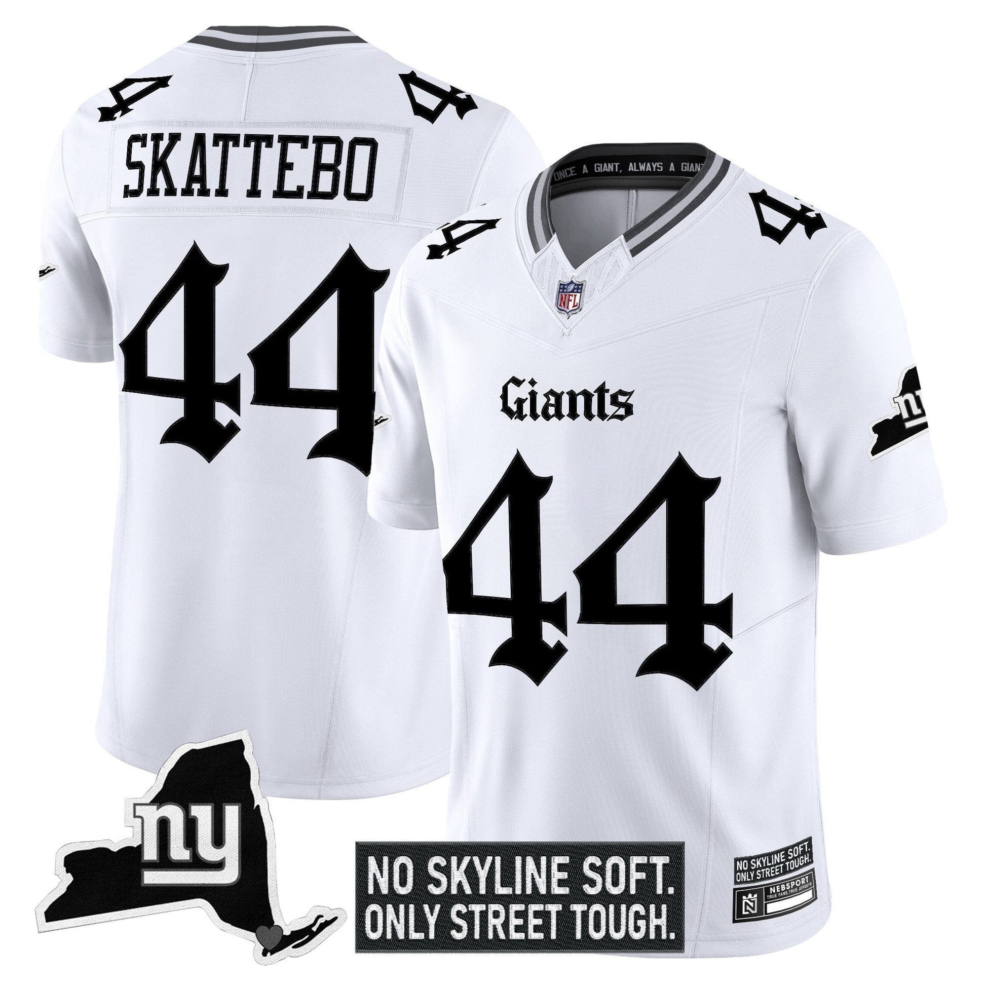 Men's New York Giants 'Gothic Gotham Edition' Vapor Limited Jersey - All Stitched