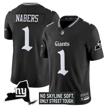 Men's New York Giants 'Gothic Gotham Edition' Vapor Limited Jersey - All Stitched