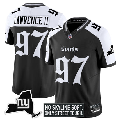 Men's New York Giants 'Gothic Gotham Edition' Vapor Limited Jersey - All Stitched