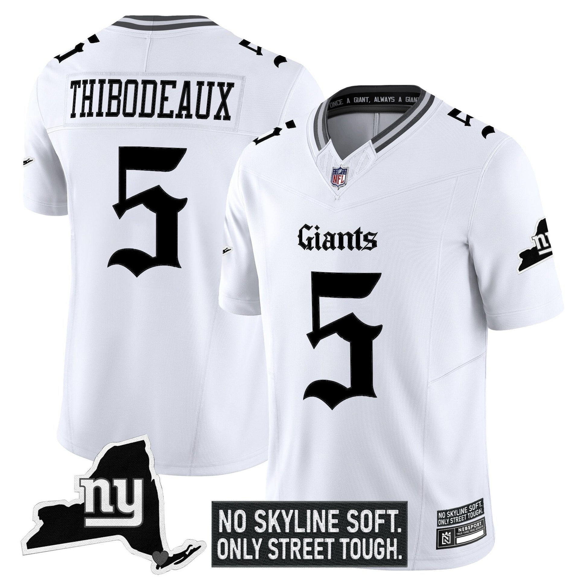 Men's New York Giants 'Gothic Gotham Edition' Vapor Limited Jersey - All Stitched