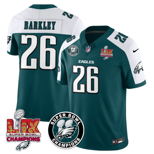 Men's Philadelphia Eagles Super Bowl LIX Champions Jersey - All Stitched