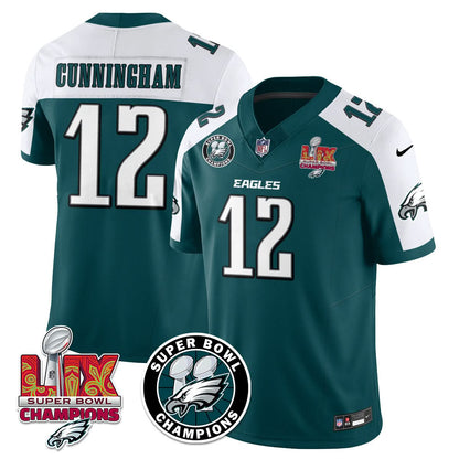 Men's Philadelphia Eagles Super Bowl LIX Champions Jersey - All Stitched