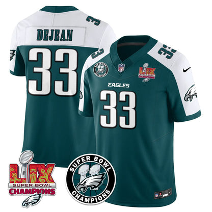 Men's Philadelphia Eagles Super Bowl LIX Champions Jersey - All Stitched