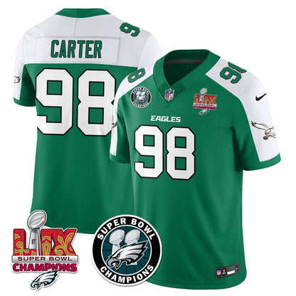Men's Philadelphia Eagles Super Bowl LIX Champions Jersey - All Stitched