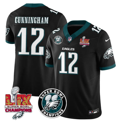 Men's Philadelphia Eagles Super Bowl LIX Champions Jersey - All Stitched