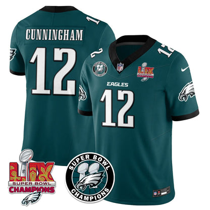 Men's Philadelphia Eagles Super Bowl LIX Champions Jersey - All Stitched
