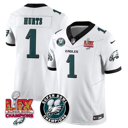 Men's Philadelphia Eagles Super Bowl LIX Champions Jersey - All Stitched