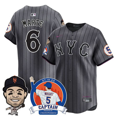 New York Mets David Wright "Mets Legend" Jersey V2 - All Stitched