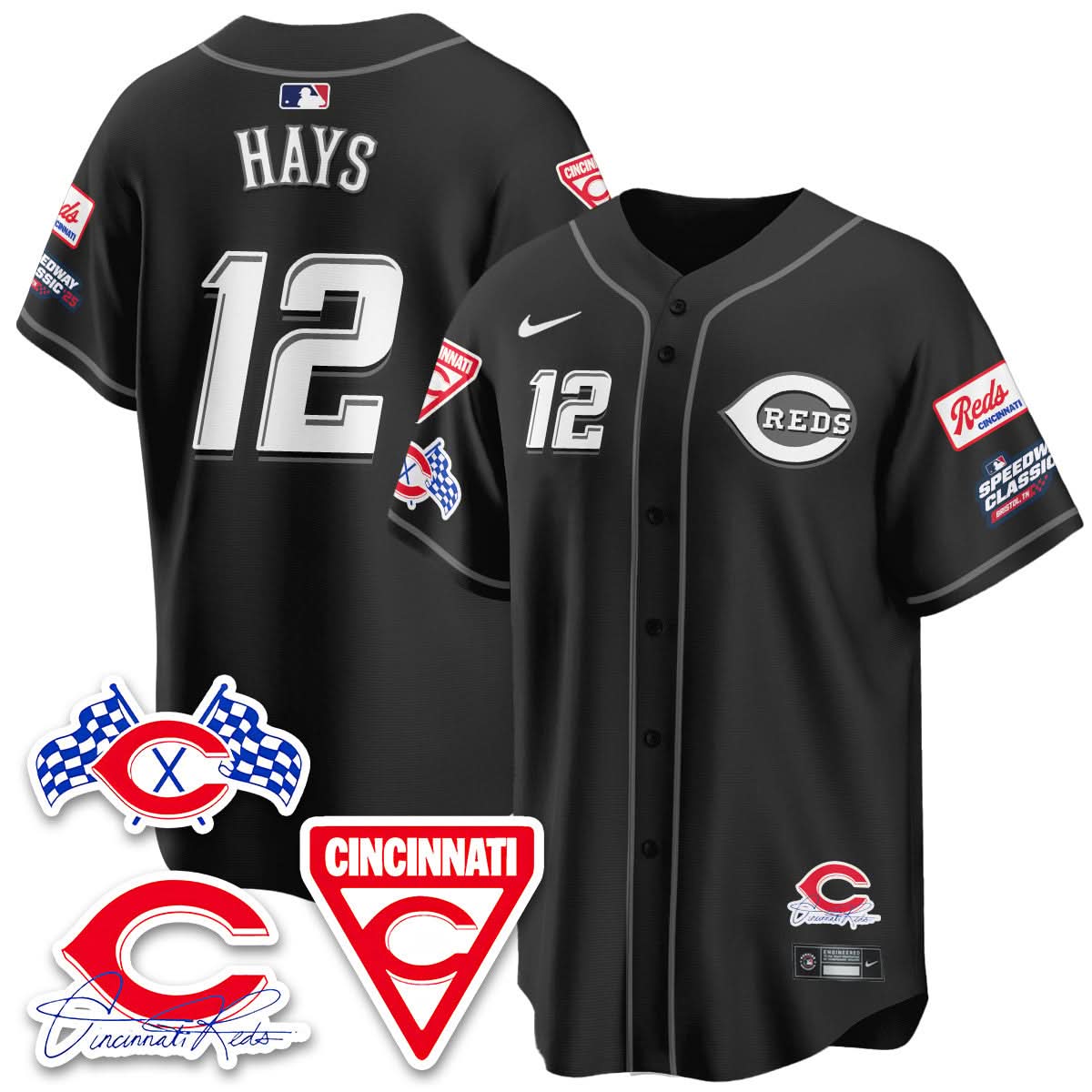 Cincinnati Reds 2025 Speedway Limited Jersey V1 - All Stitched