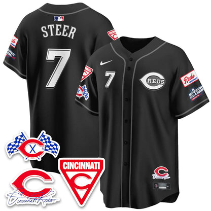 Cincinnati Reds 2025 Speedway Limited Jersey V1 - All Stitched