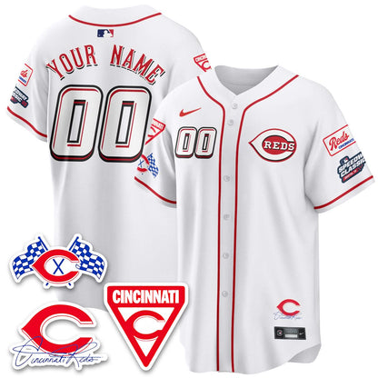 Men's Cincinnati Reds 2025 Speedway Limited Jersey V1 - All Stitched