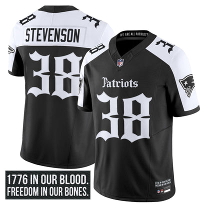 Men's New England Patriots 'Gothic Revolution Edition' Vapor Limited Jersey - All Stitched