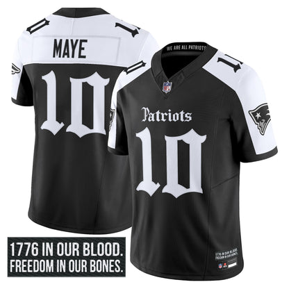 Men's New England Patriots 'Gothic Revolution Edition' Vapor Limited Jersey - All Stitched