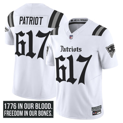 Men's New England Patriots 'Gothic Revolution Edition' Vapor Limited Jersey - All Stitched