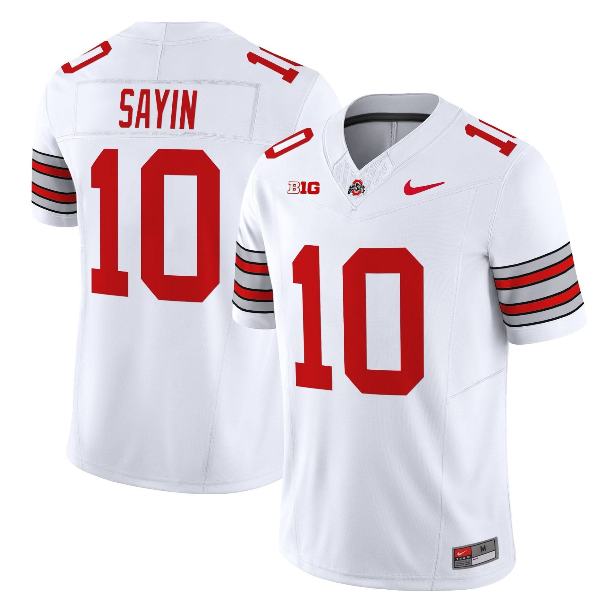 Men's Ohio State Buckeyes 'Heritage Stripe' 2025/26 Vapor Limited Jersey - All Stitched