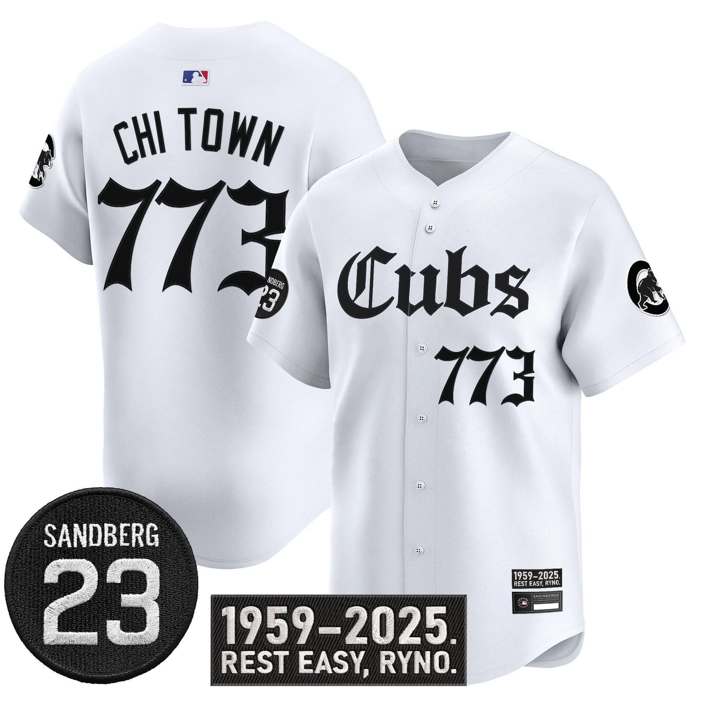 Men's Chicago Cubs 'Ryne Sandberg Tribute' Vapor Premier Limited Jersey - All Stitched