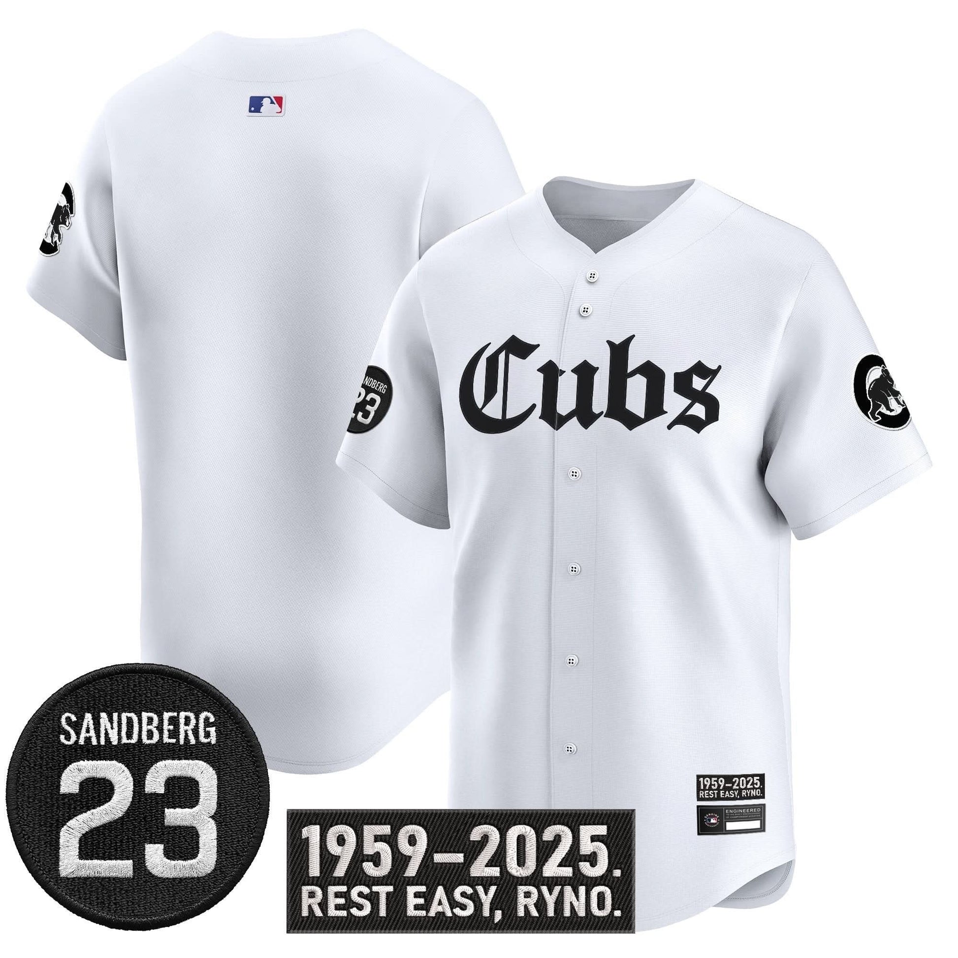 Men's Chicago Cubs 'Ryne Sandberg Tribute' Vapor Premier Limited Jersey - All Stitched
