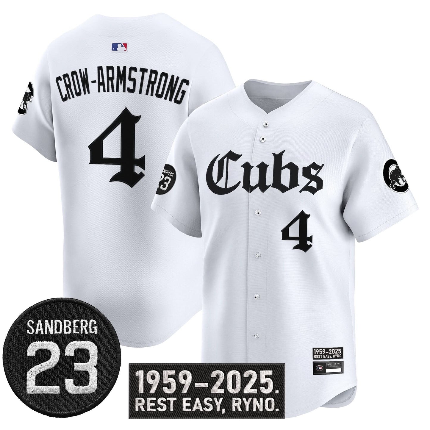 Men's Chicago Cubs 'Ryne Sandberg Tribute' Vapor Premier Limited Jersey - All Stitched