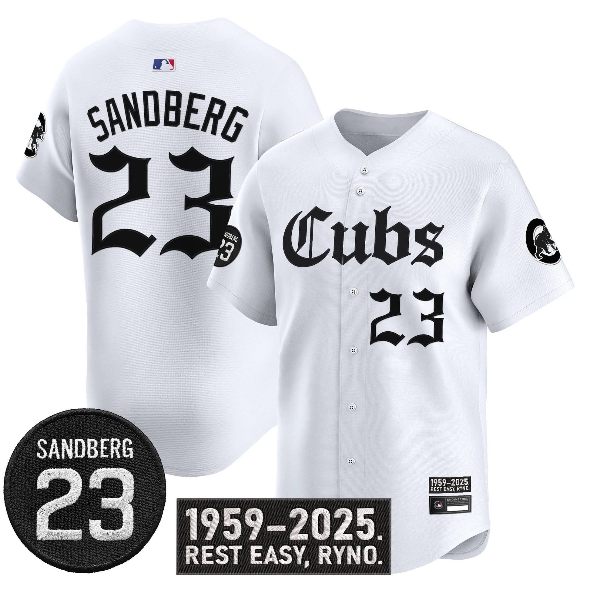Men's Chicago Cubs 'Ryne Sandberg Tribute' Vapor Premier Limited Jersey - All Stitched