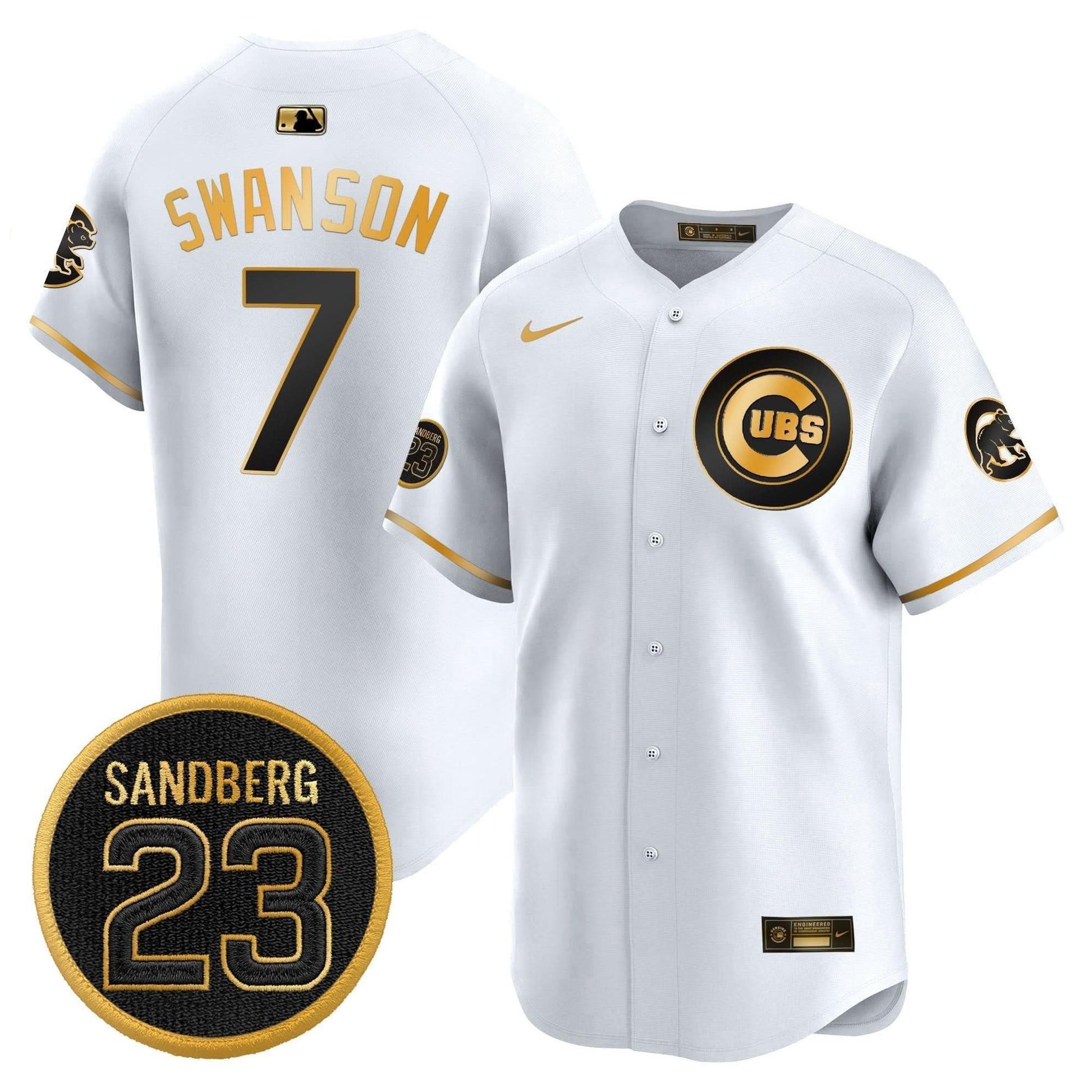 Men's Chicago Cubs 'Ryne Sandberg Tribute' Vapor Premier Limited Jersey V2 - All Stitched
