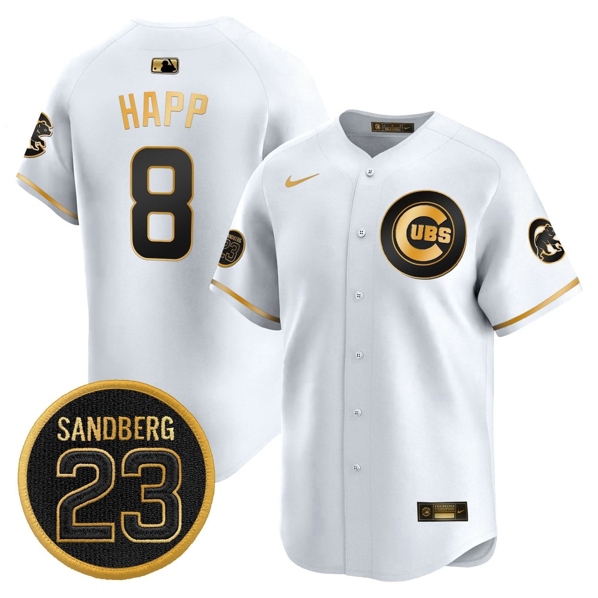 Men's Chicago Cubs 'Ryne Sandberg Tribute' Vapor Premier Limited Jersey V2 - All Stitched