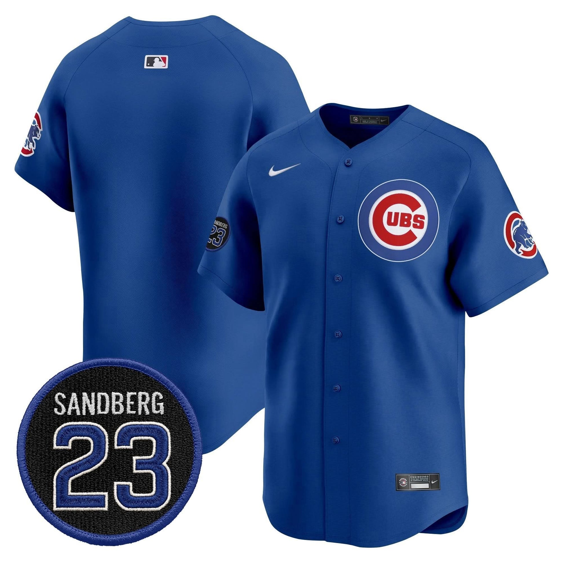 Men's Chicago Cubs 'Ryne Sandberg Tribute' Vapor Premier Limited Jersey V2 - All Stitched