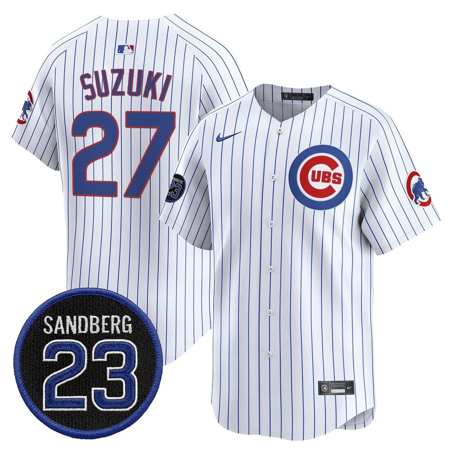 Men's Chicago Cubs 'Ryne Sandberg Tribute' Vapor Premier Limited Jersey V2 - All Stitched