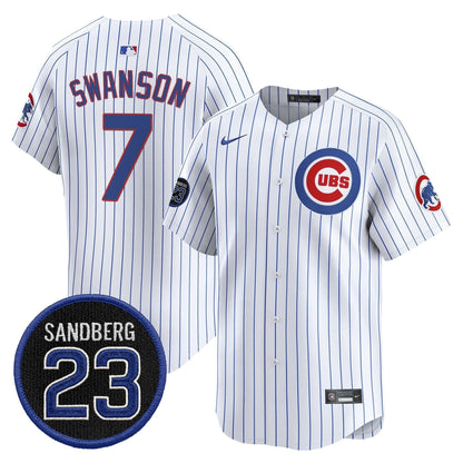 Men's Chicago Cubs 'Ryne Sandberg Tribute' Vapor Premier Limited Jersey V2 - All Stitched