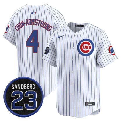 Men's Chicago Cubs 'Ryne Sandberg Tribute' Vapor Premier Limited Jersey V2 - All Stitched