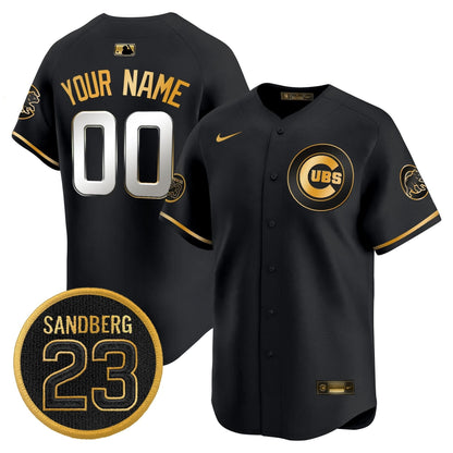 Chicago Cubs 'Ryne Sandberg Tribute' Vapor Premier Limited Custom Jersey V2 - All Stitched
