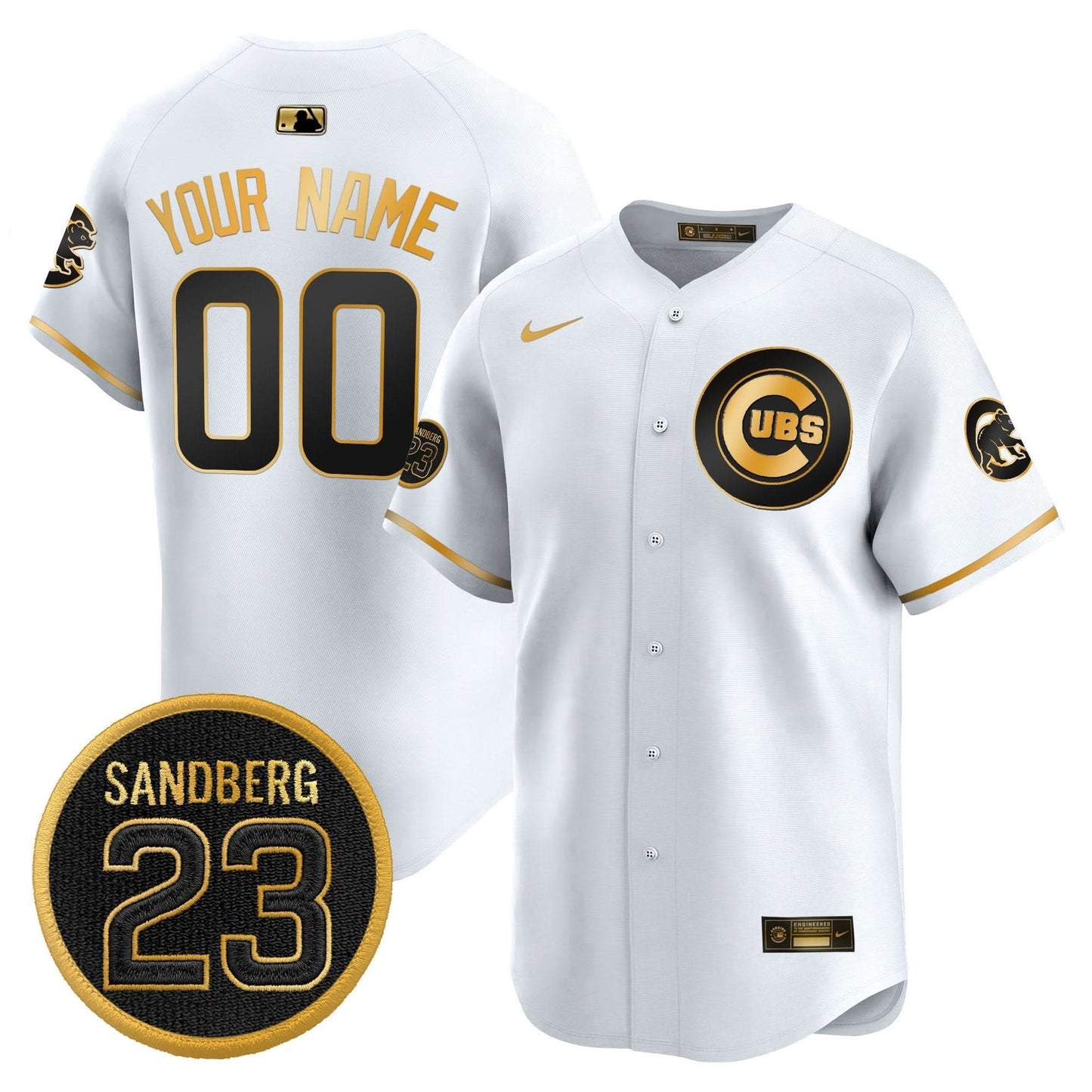 Chicago Cubs 'Ryne Sandberg Tribute' Vapor Premier Limited Custom Jersey V2 - All Stitched