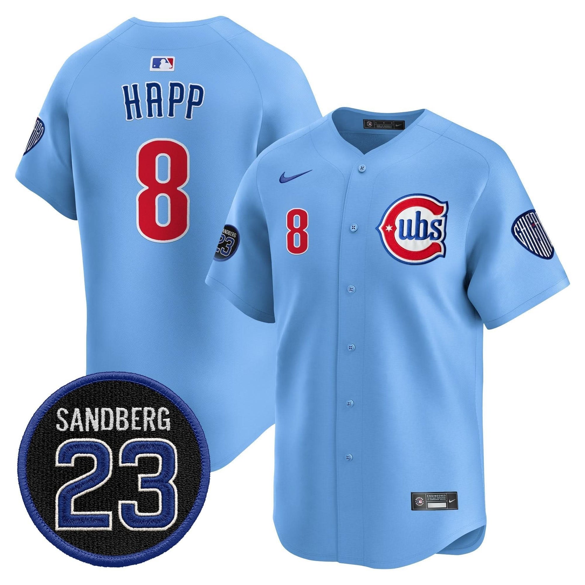 Men's Chicago Cubs 'Ryne Sandberg Tribute' Vapor Premier Limited Jersey V2 - All Stitched