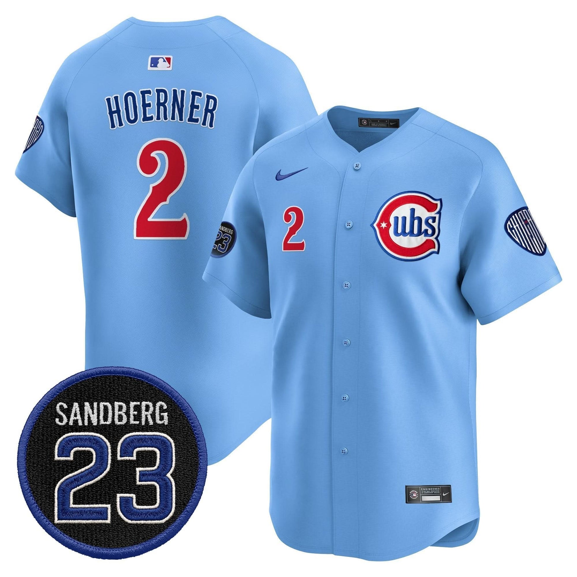 Men's Chicago Cubs 'Ryne Sandberg Tribute' Vapor Premier Limited Jersey V2 - All Stitched