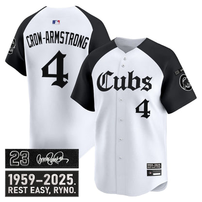 Men's Chicago Cubs 'Ryne Sandberg Tribute' Vapor Premier Limited Jersey - Gothic Edition - All Stitched