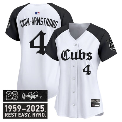 Women's Chicago Cubs 'Ryne Sandberg Tribute' Vapor Premier Limited Jersey - Gothic Edition - All Stitched